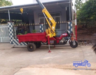 XE GẮN CẨU 3 KHÚC MÁY XĂNG