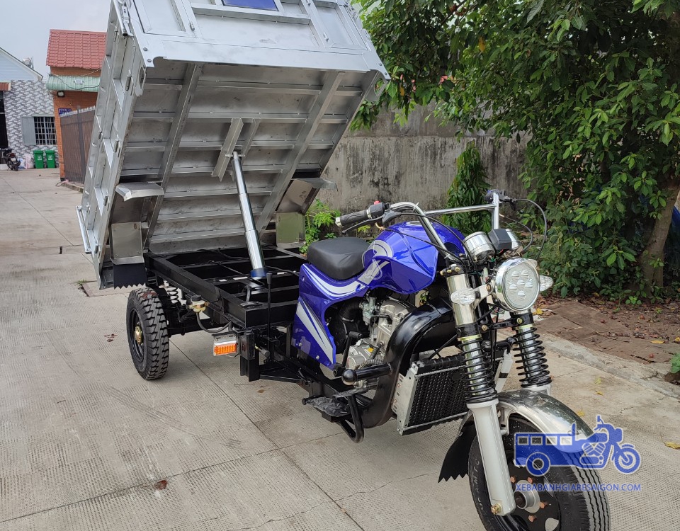 Xe ba bánh có ben 200cc bánh đơn